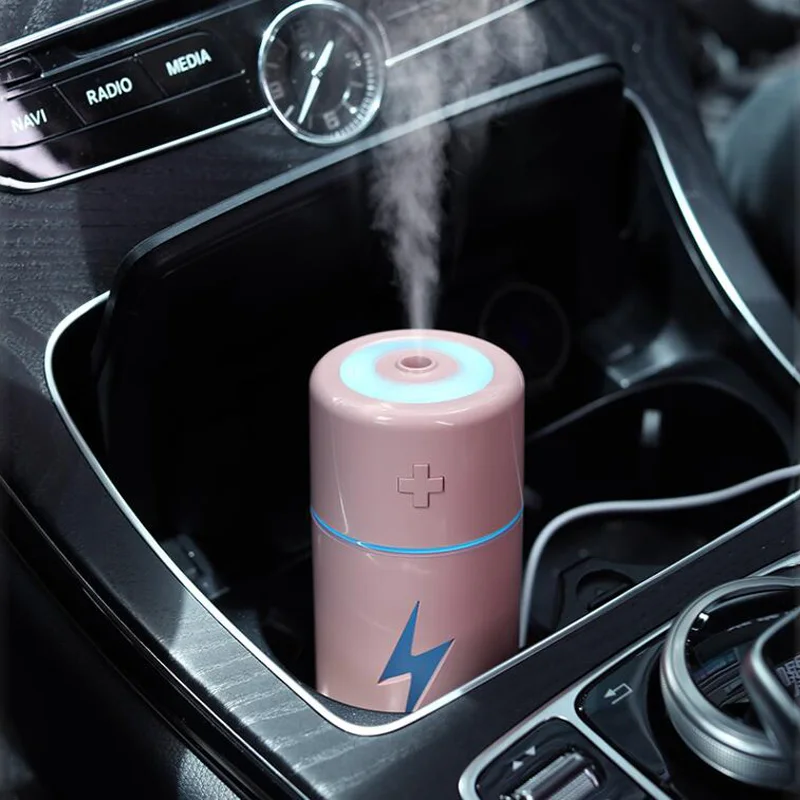 Увлажнитель воздуха Mini-Luftbefeuchter Zuhause USB Diffusor Lila Licht Desinfektion Autospritze диффузор эфирного масла