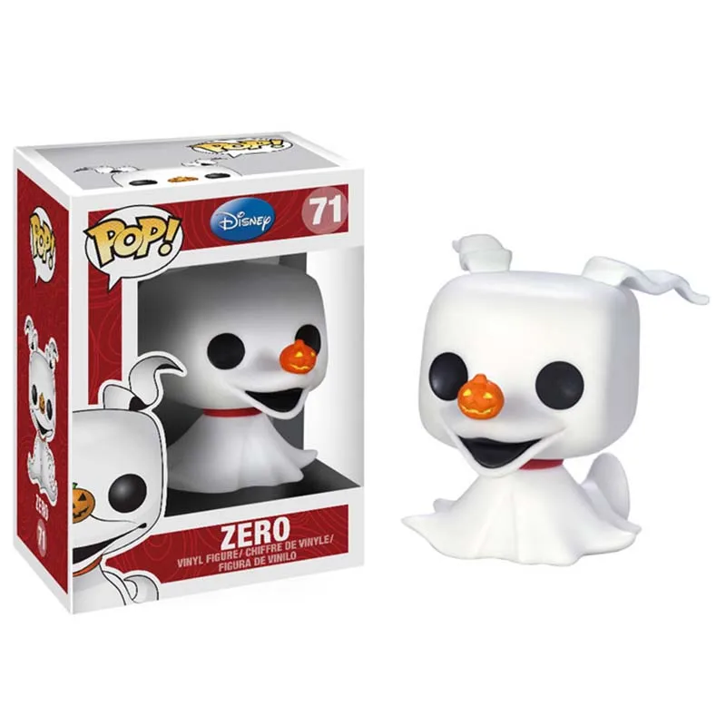 

FUNKO Pop The Nightmare Before Christmas Jack Skellington Zero 71# Collection Model Toys for Birthday Gifts