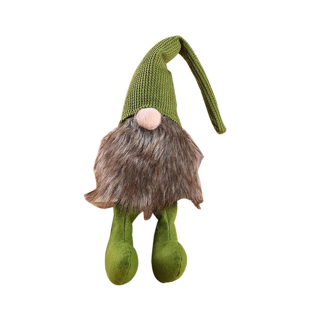 

Cute Christmas Forest Elf Gnome Doll Toy Living Room Window Tabletop Xmas Decor Soft Reusable Doll Toy Christmas Decor Gift