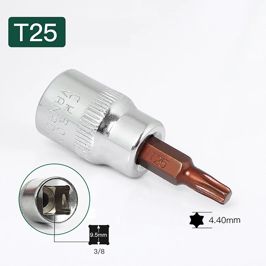 3/8 Sq. Dr. Z-Series TORX® T50 Bit Socket - Length 50mm