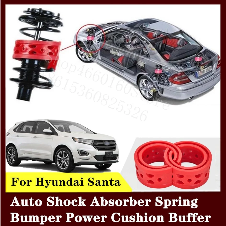 Для hyundai Santa Fe 2 шт. высококачественный передний или задний автомобильный амортизатор пружинный Бампер мощность авто-буфер Автомобильная подушка уретан