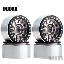 Roda de fechamento de metal ninja 1.9, jante de roda de 12 raios, hub de roda para 1:10 rc, manivela axial scx10 ii 90046 axi03007 TRX-4 tamiya sti