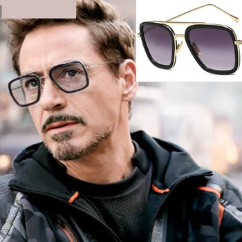 

Iron Man Glasses Avengers Infinity War Tony Stark Sunglasses Spider Man Far From Home Cosplay Sun Glasses Superhero Eyewear