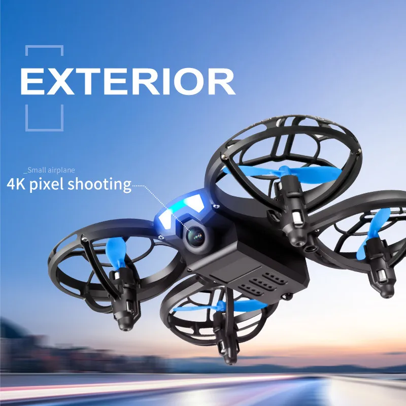 V8 мини Дрон 4K 1080P HD камера WiFi Fpv воздушное давление высота удержания черный