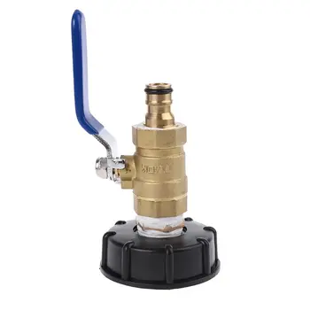

3/4" Adapter Tap Adapter Thread IBC Tank Adapter Tap Connector Replacement Valve Fitting For Home Garden Water Connectors