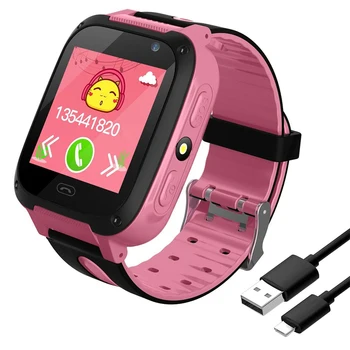 

S4 Kids Smart Phone Watch Waterproof Intelligent Positioning English Touch Screen Version Phone Watch