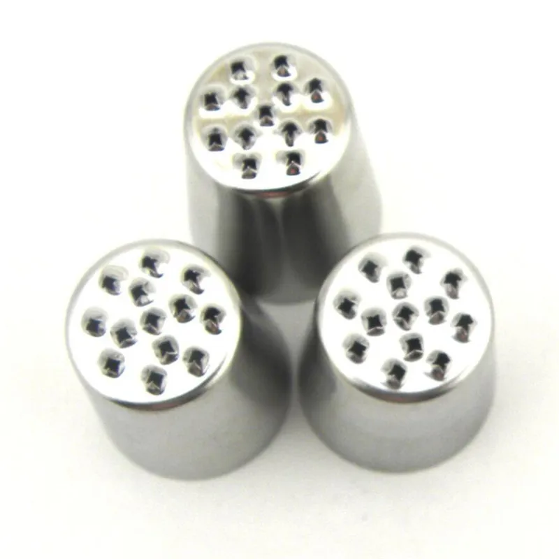 3PC Cake Grass Cream Decorating Tips Set Nozzle Cupcake Head Cake Decorating Tools Pastry Tools Stainless Steel Piping Icing