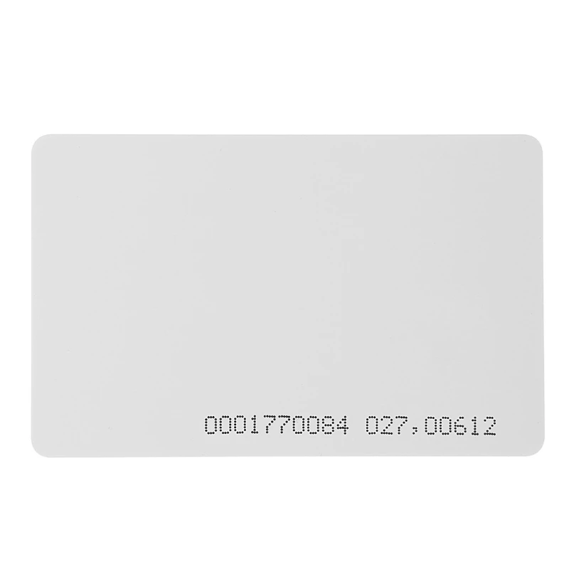 10 шт. RFID бирка 125 кГц Бесконтактный ID карты ПВХ система контроля доступа карты