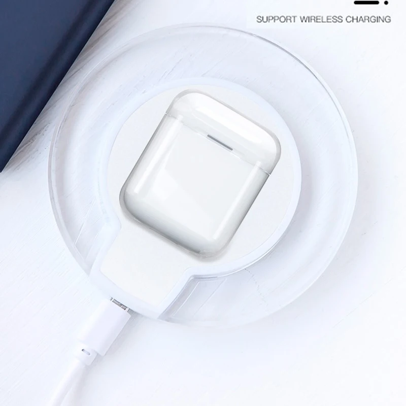 Прозрачные чехлы для AirPods Bluetooth беспроводные наушники защитный чехол Airpods 2 1 шт.