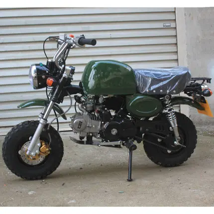 100cc одиночный цилиндр 80 км/ч топлива Ретро Скутер Досуг место автомобиль дети внедорожные взрослых бензин Высокая гонка двухколесный - Цвет: Цвет: желтый