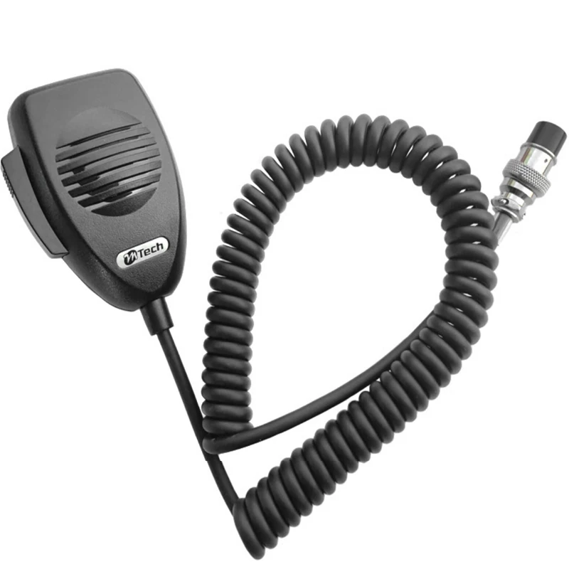 CB-12 Microphone with 4 Pin Connector, Ham Mic, Mobile Speaker for Cobra Uniden Galaxy, Car CB Radio