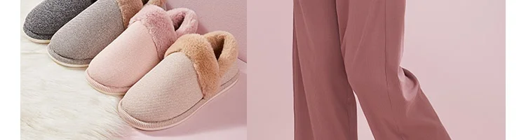 Xiaomi/домашняя обувь; зимние толстые тапочки из пушистой искусственной шерсти; теплая Домашняя обувь; нескользящая Бесшумная обувь для мужчин и женщин