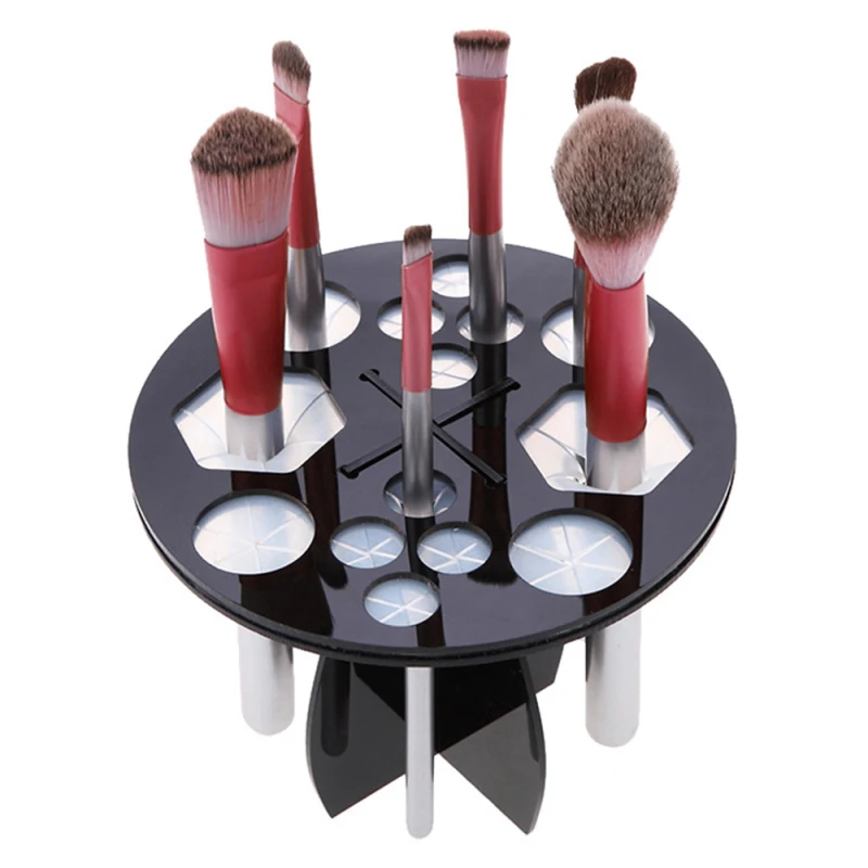 

14 Holes Makeup Brush Holder Air Drying Rack Organizer Shelf Make Up Tree Brushes Organizer Cosmetic Brush Dryer Stand Storage