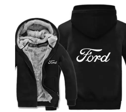 Новинка, высокое качество, S-5XL для Ford, толстовки, зимняя мужская куртка, модная, повседневная, шерсть, подкладка, флис, Ford, толстовки, пуловер, Мужское пальто