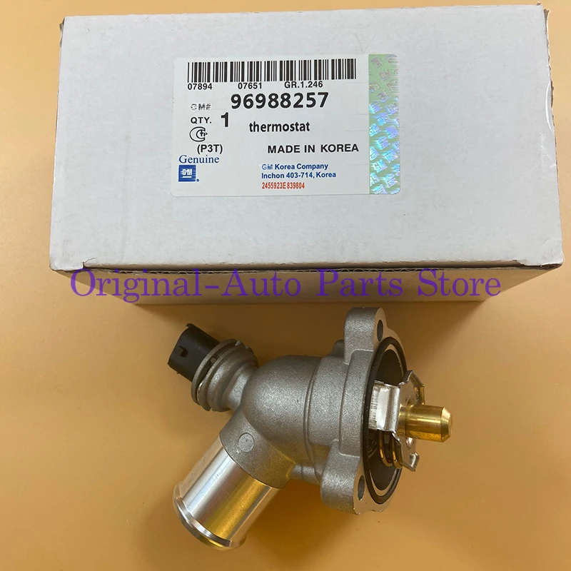 Оригинальный алюминиевый термостат охлаждения двигателя для Chevrolet- Spark 1.2L 2013-2015