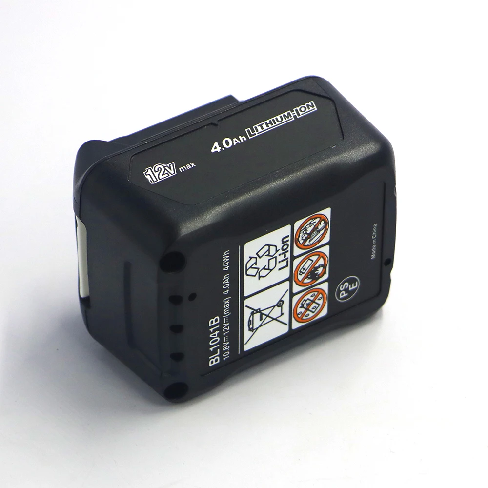 10 8 В 4000 мАч литиевые аккумуляторные батареи для Makita CXT BL1040 BL1015 BL1020B DF031D TD110D