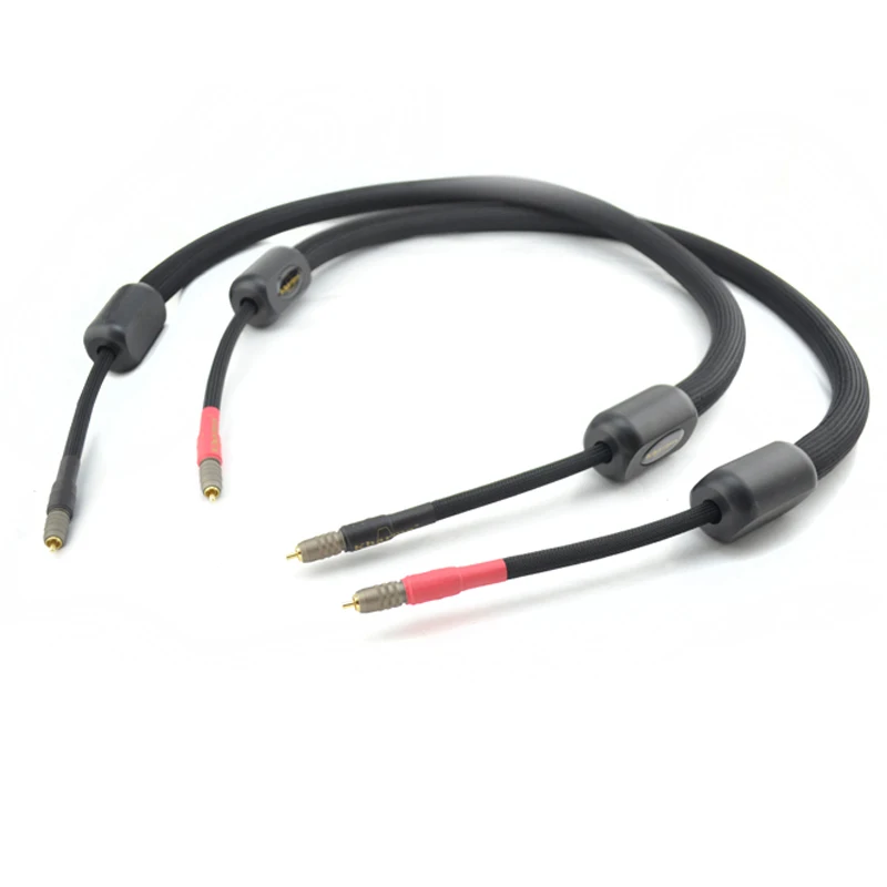 

Пара KIC-GR-1B Гранд ссылка hifi аудио кабель RCA соединительный кабель с RCA разъем