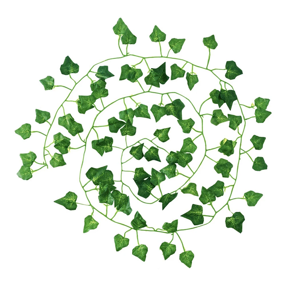 12pcs 2.5m Simulation Plant Leaf Home Decor hanging Artificial Green Leaf Wall Ornament Plastic Artificial Ivy Party Supplies 12pcs 2.5m Simulation Plant Leaf Home Decor hanging Artificial Green Leaf Wall Ornament Plastic Artificial Ivy Party Supplies