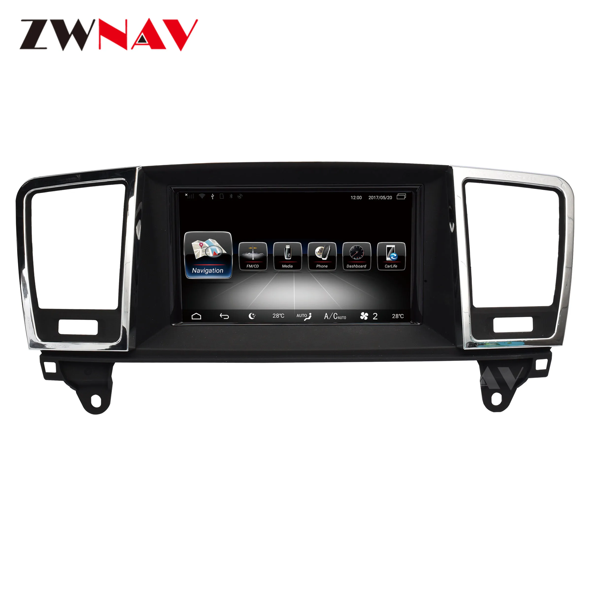 4+ 64 Android 9,0 автомобильный стерео dvd-плеер gps ГЛОНАСС Navi для MERCEDES-BENZ мл 2012- GL 2013- Аудио Видео Мультимедиа Радио