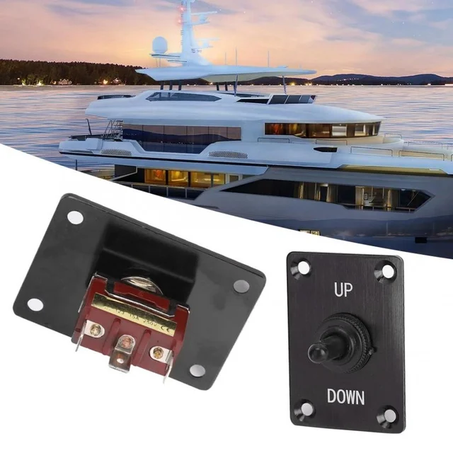 DC12V Toggle Switch On/Off Up/Down Trim Tab Panel Breaker for ...