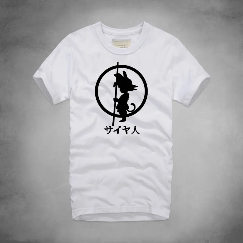 Dragon Ball DBZ Супер Saiyan футболка vegeta для мужчин и женщин Аниме Сон Гоку Harajuku swag одежда