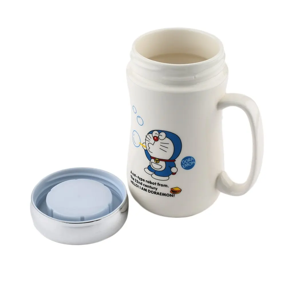 as is shown Милая бутылка для воды, бутылка для напитков, Кружка для кофе с ложкой, керамическая чашка - Цвет: as is shown