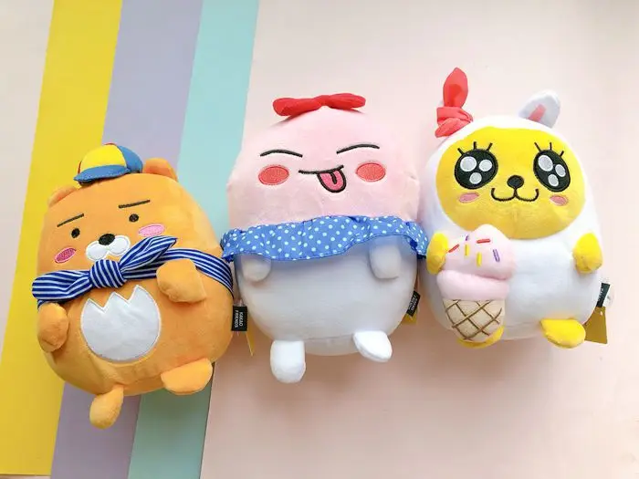 Милая плюшевая игрушка персик Райан 19 см мягкие игрушки Подушка День рождения Рождественский подарок#2987