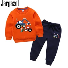 Детская одежда; комплект одежды для маленьких мальчиков и девочек с рисунком утки, кролика, экскаватора, оленя; Рождественский принт; vetement enfant fille