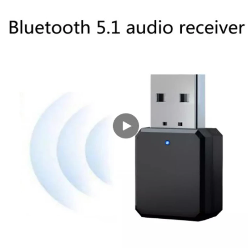 KN318 Bluetooth 5,1/4,2 receptor de Audio de salida Dual AUX estéreo USB al aire libre coche manos libres llamada construido-en el micrófono inalámbrico adaptador