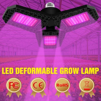 

LED E27 Phyto Lamp Full Spectrum LED 220V Plants Grow Light Hydroponics Flower Seed Kweektentgrow Tent 110V Fitolampe GreenHouse