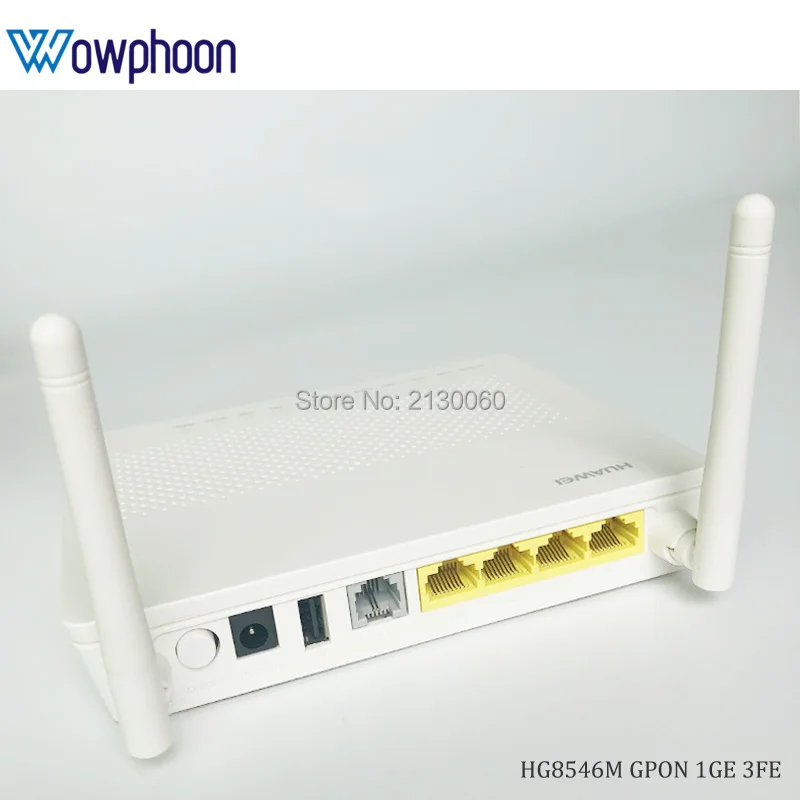 20 шт./лот Лучшая цена Huawei HG8546M GPON onu ont 1GE + 3FE TEL USB 2WIFI модем Сетевой терминал только
