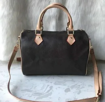 

woxk 2020 new fashion good quality women handbag 30/35cm speedy bag with starp FREE SHIPPING