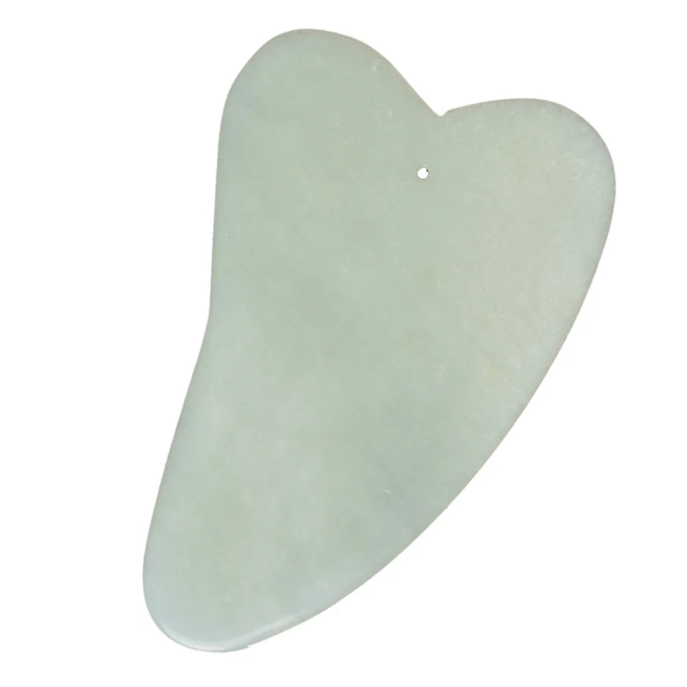 Gua Sha Jade инструмент для выскабливания уход массажеры здоровье Нефритовая доска кожи инструмент безопасный