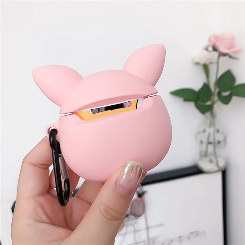 Мультяшный наушник 3D Пингвин чехол для Airpods 2 чехол силиконовый милый чехол для Apple Air Pods 1 чехол динозавр защитная коробка