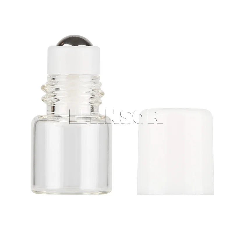 50pcs lot 1ml 2ml 3ml Clear Glass Roll on Essential Oils Bottle Doterra Container Perfume Aromatherapy 5