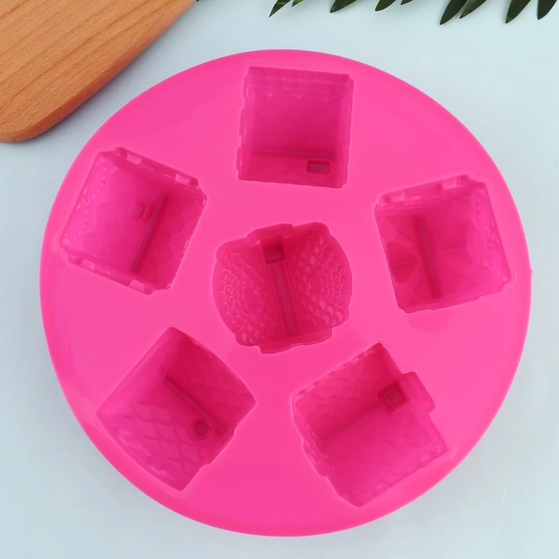 Силиконовые 3D Рождественский Пряничный дом форма для торта шоколад для дома инструменты украшения форма для выпечки печенья