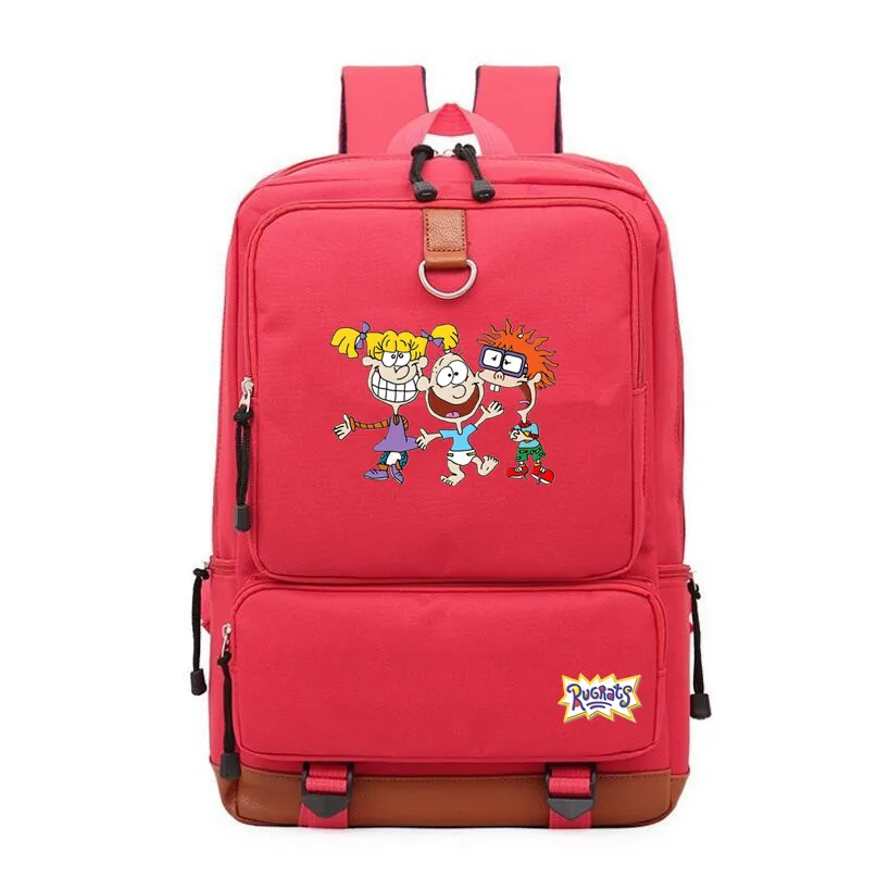 Rugrats в Париже школьная сумка pringting Рюкзак Mochila Студенческая сумка на плечо дорожная сумка для ноутбука рюкзак для подростков - Цвет: D