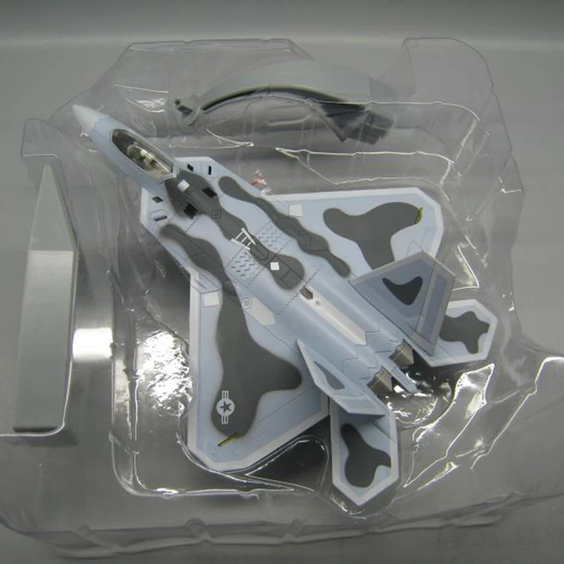 1/100 масштаб военная модель игрушки Lockheed и Boeing F22 Раптор истребитель армии США ВВС литой металлический самолет модель игрушки