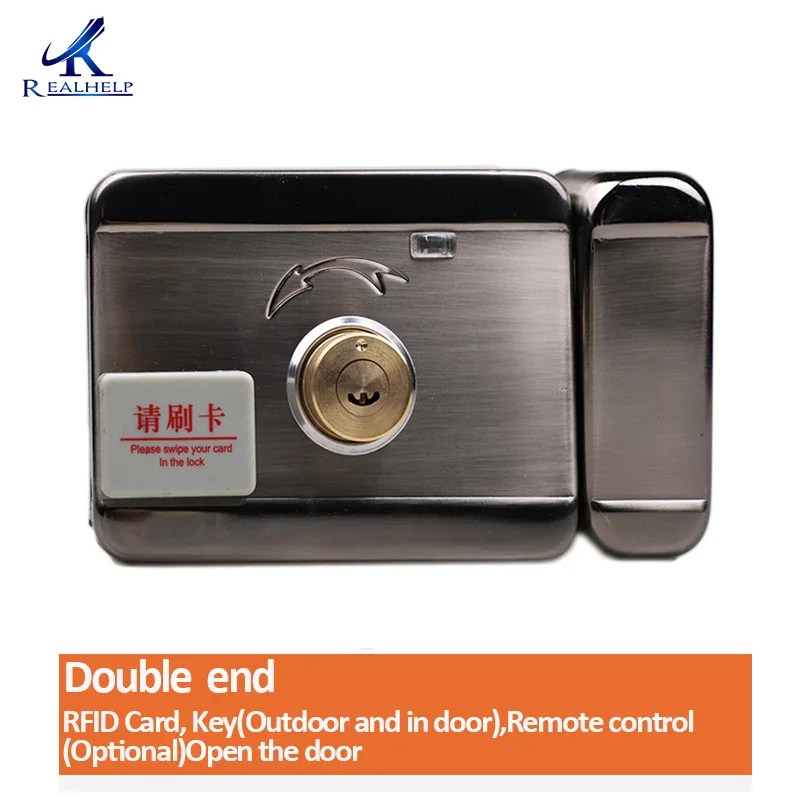 Dc12v Lock Automatic Swipe Card Lock System 125khz Rfid Smart Lock Keycard Entry Systems 1000users Keyless Lock Factory Access Control Kits Aliexpress