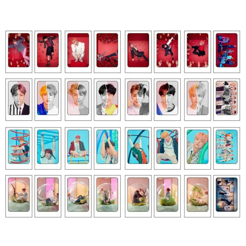 K-POP Bangtan Boys Lomo Card Love Yourself ответ на фото карта JIMIN JUNG KOOK фотография J-HOPE RM JUNG KOOK