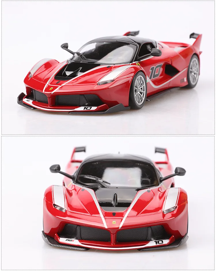 Bimeigao 1: 24 Ferrari модель автомобиля Fxxk модель автомобиля из сплава оригинальная Заводская модель спортивного автомобиля украшения подарок