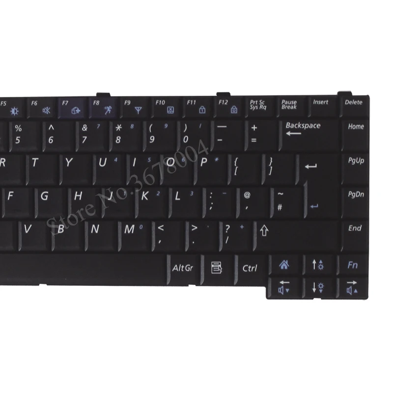 Новая английская клавиатура для ноутбука samsung Q308 Q310 английская клавиатура черная