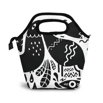 

Animal Pattern I Lunch Bag Boxes Bags Portable Insulated Picnic Food Box for Women Men