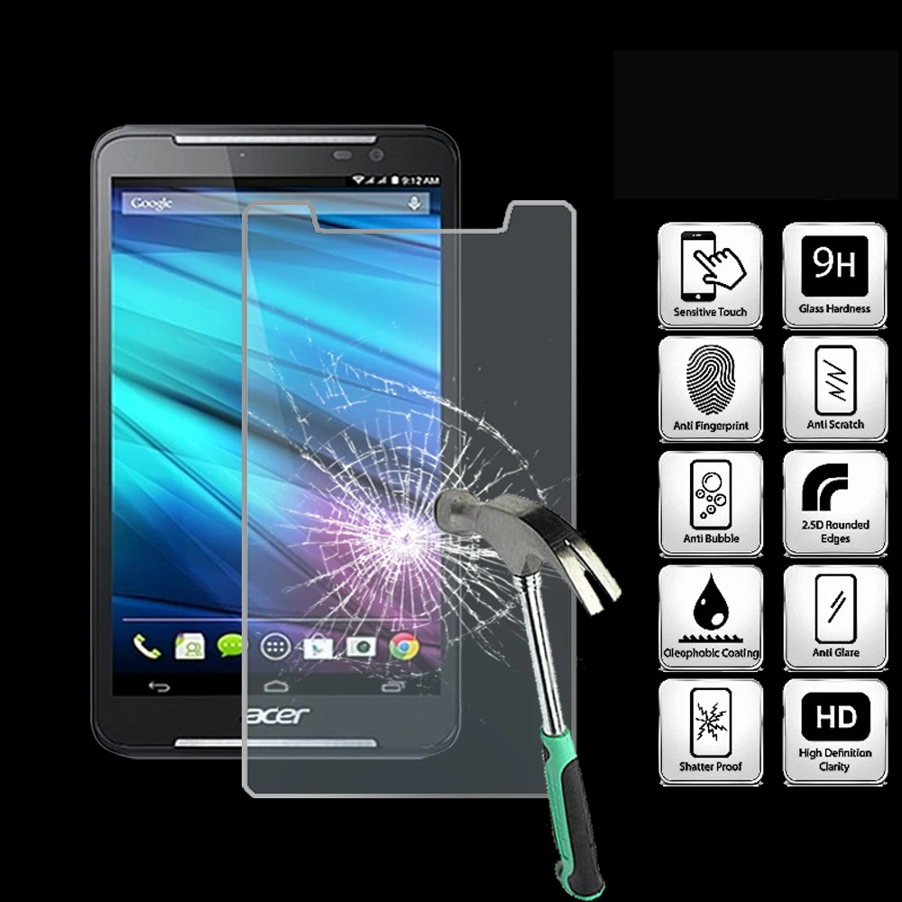 

For Acer Iconia Talk S Tablet Ultra Clear Tempered Glass Screen Protector Anti-friction Proective Film
