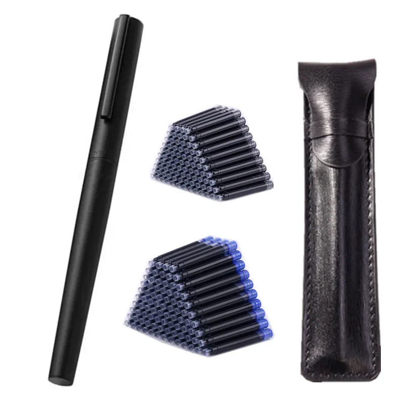 Jinhao 35 Series Fountain Pen Steel Barrel Airplane Extra Fine Tip Ink