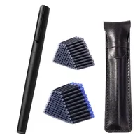 Jinhao 35 Series Fountain Pen Steel Barrel Airplane Extra Fine Tip Ink Pens Office Business School Writing Calligraphy A6118 1