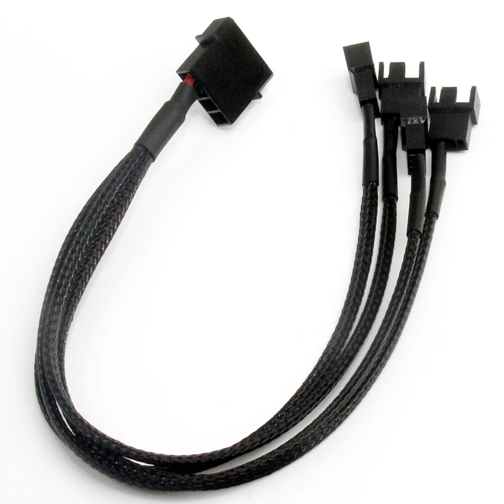 Y-образный распределитель с 1 на 4 разъемов тип pin Molex male 2x3 / PWM коннектор