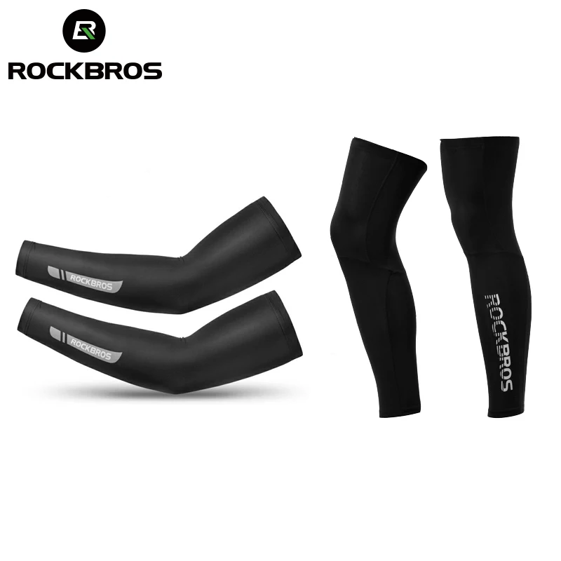 ROCKBROS ледяной шелк лайкра велосипедный рукав Защита от УФ лучей солнцезащитный