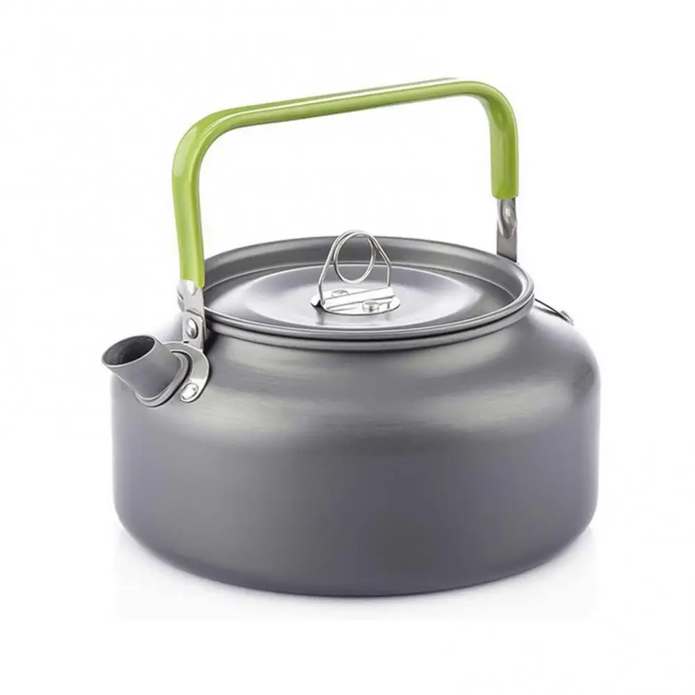 Портативный Серебристый маленький котел для пикника барбекю л походный чайник