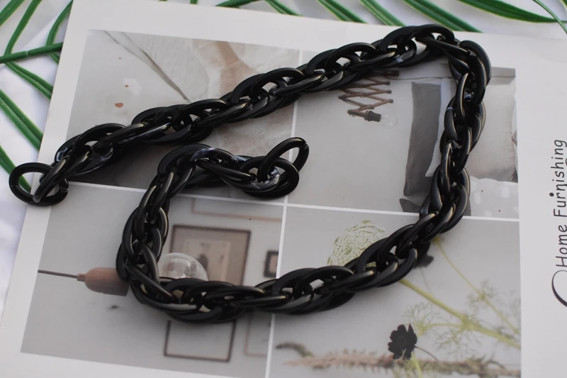 double black MM FOND, новинка, все виды, крученая сумка из смолы, ремешок, прозрачный дизайн, элегантная дамская сумка на плечо, ремень,, легко сочетающаяся сумка, ремни - Цвет: double black